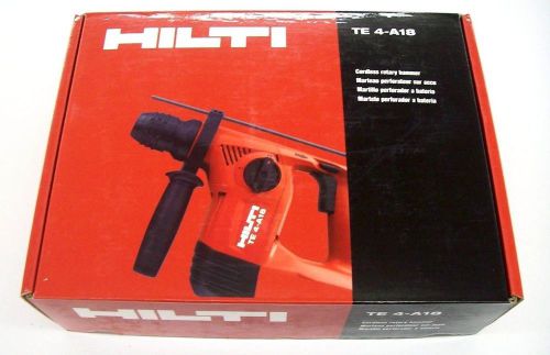 HILTI TE 4-A18 SDS PLUS ROTARY HAMMER (TOOL ONLY)