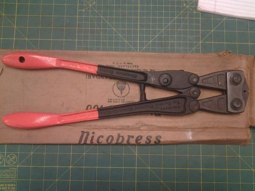 NICOPRESS 51-C-887 C/VC Crimper / Swagging Tool - Wire Cable Oval Stop Sleeve