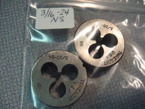 NEW American USA Made 1&#034; Round Die, Threadit 3/16&#034;-24NS 3/16&#034;-24 NS