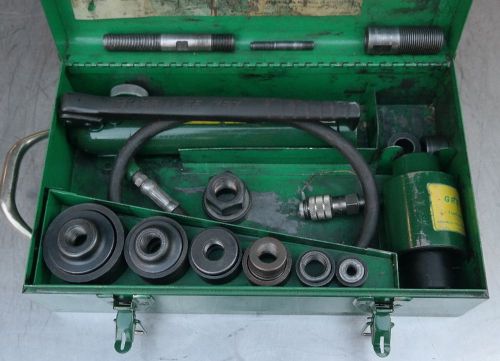 GREENLEE SLUG BUSTER HYDRAULIC KNOCKOUT METAL PUNCH PUNCHES 1/2” TO 2” 7306