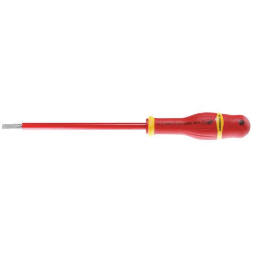 Insulated Screwdriver, Slotted, 4mm x 4 In FW-A4X100VE
