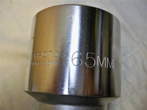 Chromed 65mm Proto Socket-1&#034; drive-12 Point-NEW