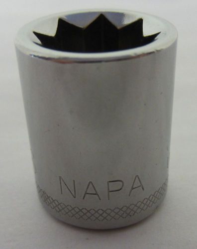 NAPA 8 PT. SOCKET 7/16&#034; NB 814, 3/8&#034; DRIVE, used in excellent condition