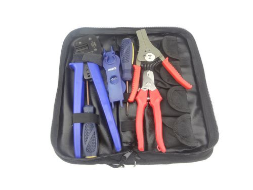 Kit of PV Crimper for MC3 MC4 Connector, PV cable cutter, crimp tool