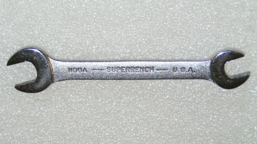 Williams SuperWrench 1/4” &amp; 5/16&#034; 1108A Forge Open End Miniature Ignition Wrench