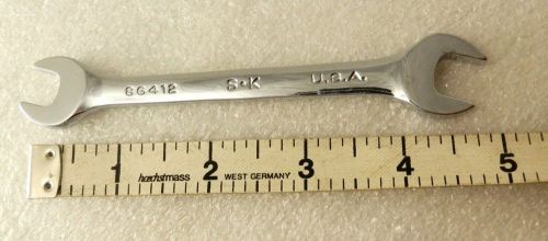 3/8&#034; x 7/16&#034; double open end Wrench  SK Tools 86412 VGC ((Loc4)