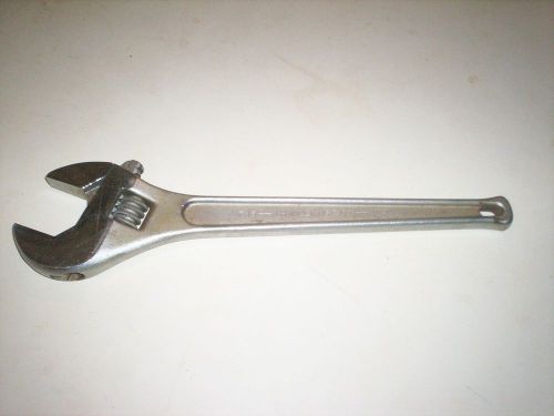 Vintage ~USA~ J.H. WILLIAMS Adjustable Wrench 15&#034; AP-15 SUPERJUSTABLE