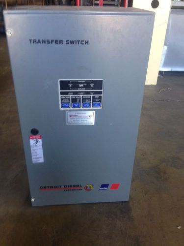 Detroit diesel automatic transfer switch 30 amp 480v  3 phase for sale