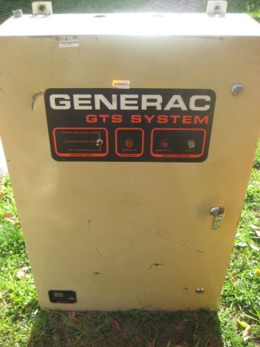 GENERAC GTS TRANSFER SWITCH MODEL # 89A03252-W SERIAL # 11754 &#034; SOLD FOR PARTS &#034;