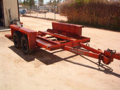 Tandem axel Trencher trailer