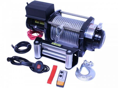 12v ELECTRIC WINCH 4X4 16800LBS, 4500W 6PS MOTOR, 28m LENGTH ?12mm CABLE, NEW
