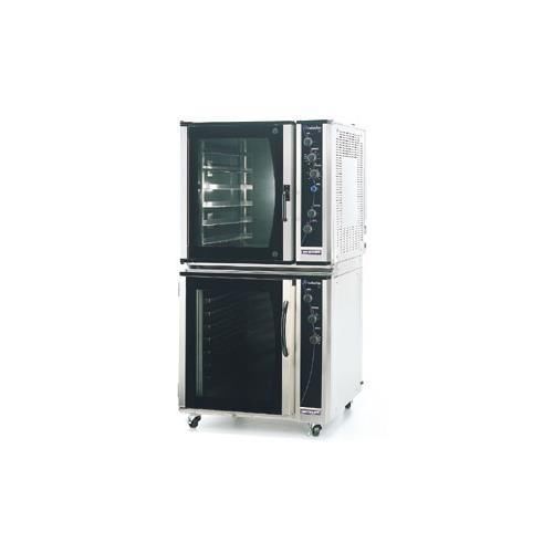 Moffat e35/e85-a-12-hld turbofan convection oven/proofer/holding stacked for sale