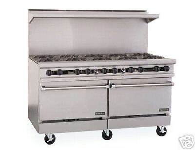 Therma tek 60&#034; 10 burner double oven range-new for sale