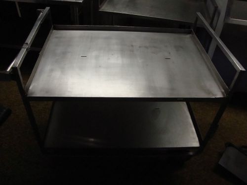 stainless steel serving/ dish cart