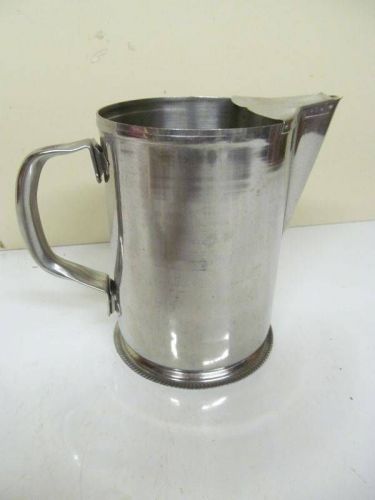 2qt vollrath 46402 commercial stainless ss serving drink water milk pitcher for sale