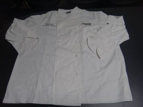 Chef&#039;s Jacket, Cook Coat, with MORRISON, THOMAS logo, Sz 2XL NEWCHEF UNIFORM