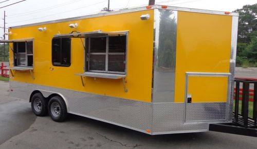 Concession trailer 8.5&#039;x18&#039; yellow - event catering vending food for sale