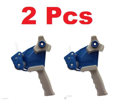 2 Pcs Blue 2 Inch Tape Gun Dispenser Packing Packaging Cutter