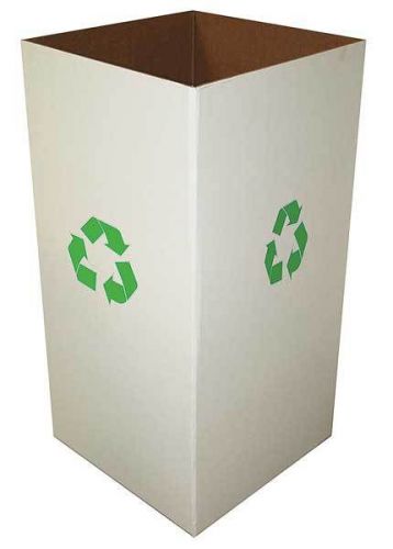 Recycle Collection Box, Color Clay White, 18&#034;