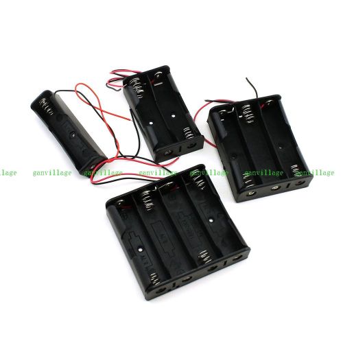 4PCS Spring Clip 18650 Battery Case Slot Holder Storage Box Series 1X 2X 3X 4X