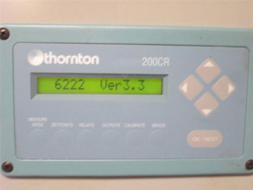 Thorton 200CR Two-Channel Conductivity/Resistivity Measurement Meter 90-130 VAC
