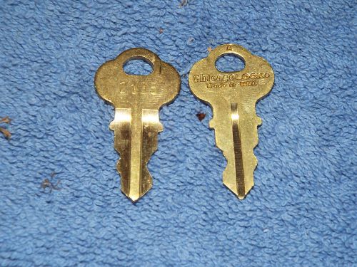 Motorola Base station keys, 2 keys, Chicago Lock, #2135
