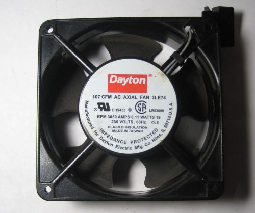 Dayton 3050RPM Compact Axial Fan 230VAC 3LE74 USG