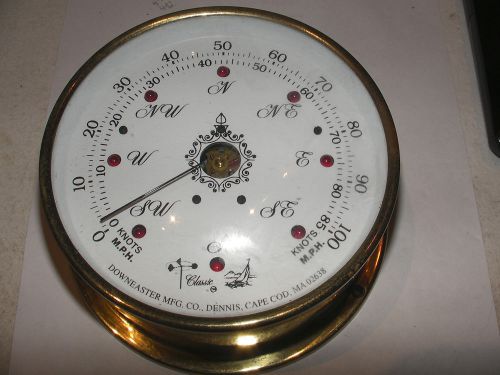 Downeaster MFG. Company Meter  Anemometer 100 MPH  Wind Direction and MPH Meter