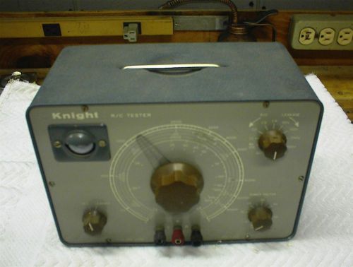 Vintage Knight Capacitor Tester Checker Audio Amplifier Stereo Hi-Fi Radio Tube