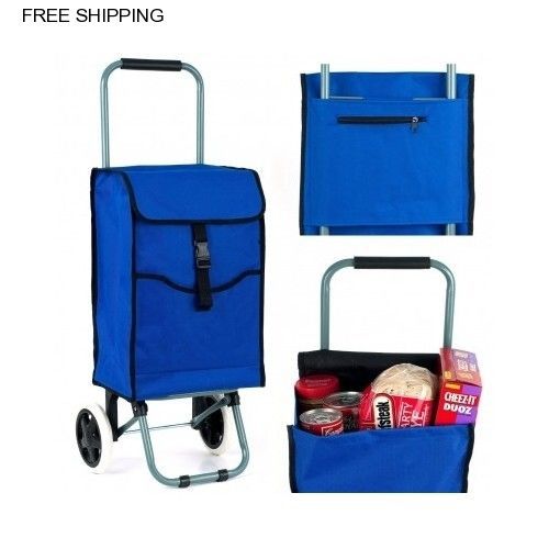 Shopping Cart Cart Basket Laundry Grocery Cart Heavy Duty  Rolling Utility New