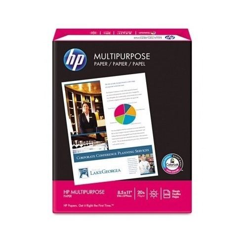 HP Multipurpose White Copy Print Paper Sheets 500 8.5 x 11 Letter Office Reams