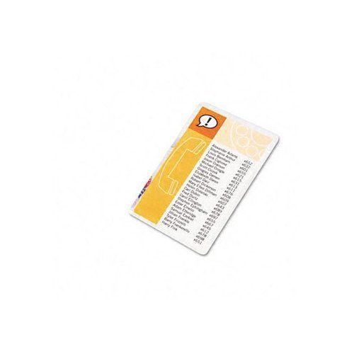 GBC HeatSeal Ultracleartm Laminating Pouches Pouchindex CARD3X525PK EE454346
