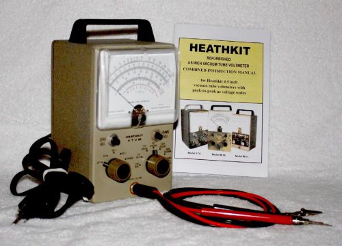 Heathkit im18 vacuum tube voltmeter vtvm refurbished calibrated and guaranteed for sale