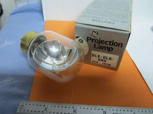 GENERAL ELECTRIC GE PROJECTION LAMP DLS DLG DHX 22V 150W OPTICS AS IS BIN#K4