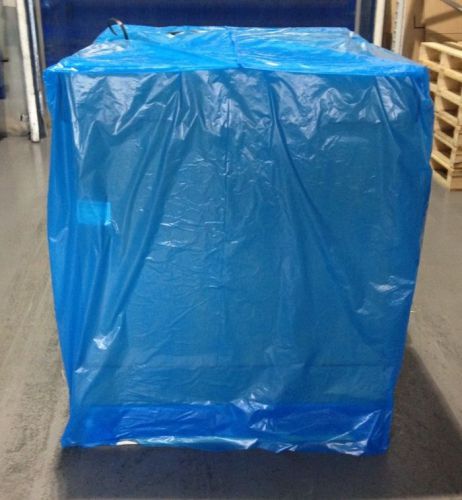 Heavy duty blue (54&#034; x 44&#034; x 46&#034;) gaylord box liner or pallet cover for sale
