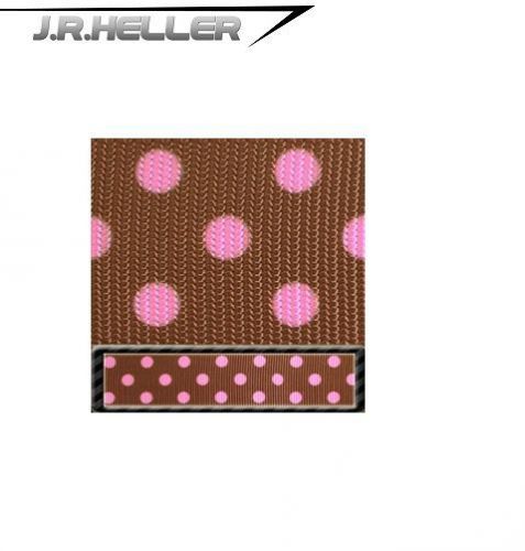 1&#039;&#039; polyester webbing (multiple patterns) usa made!- polka dots -1 yard for sale
