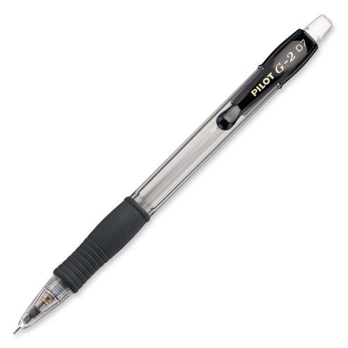 Pilot G2 Mechanical Pencils - 0.7mm - Clear, Black - 12 / Pk - PIL51015