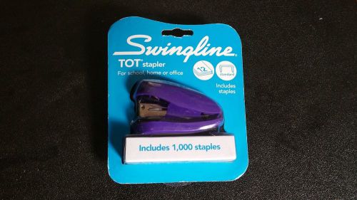 Swingline Tot Stapler with Built-In Staple Remover, with 1000 Staples - Purple