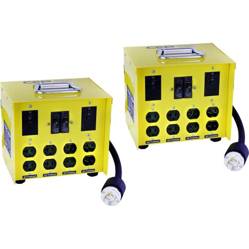 Cep 6503gu 30 amp 125/250v mini-portable gfci temporary power box, 2-pack for sale