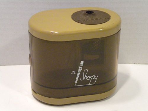 Vintage Sunbeam Mr. Sharpy Pencil Sharpener Cordless Battery Operated No. 37-1A