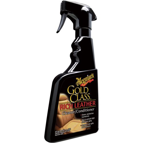 Meguiar&#039;s Gold Class Rich Leather Cleaner &amp; Conditioner Spray-16oz. G-10916
