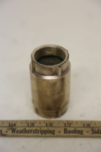 Brass plumbing pipe straight fitting 1 1/4&#034;