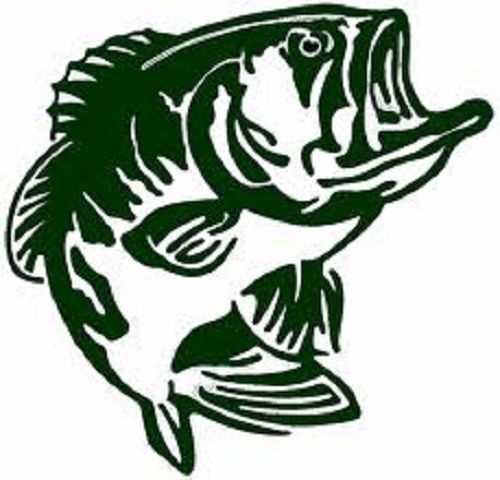 30 Personalized Return Address Fishing Fish Bass Buy 3 get 1 free (bf4)