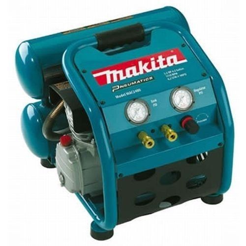 READ Makita 4.2-Gal 2.5 HP Portable Electrical Twin Stack Air Compressor Mac2400