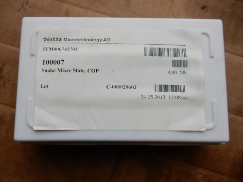 Cole Parmer Microfluidic Snake Mixer Slide COP material NEW