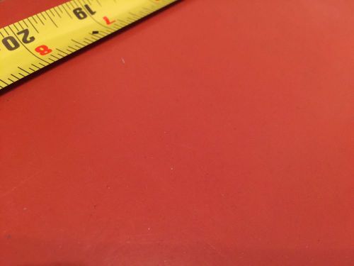 Red Silicone Sheet Strip 55 Duro .125 X 6.5&#034; X 38.5&#034;