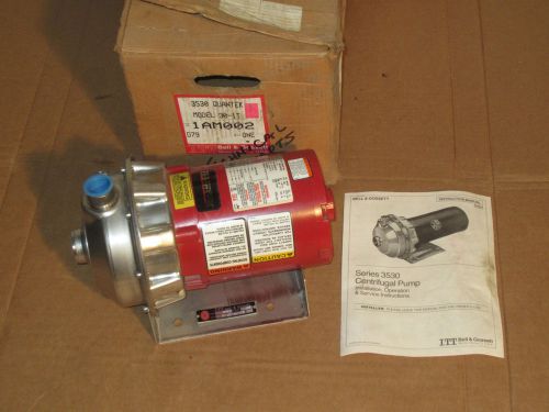 NEW BELL & GOSSETT Quantek Centrifugal Pump series 3530, Model 30-1T 1/2hp, 3 Ph-
							
							show original title