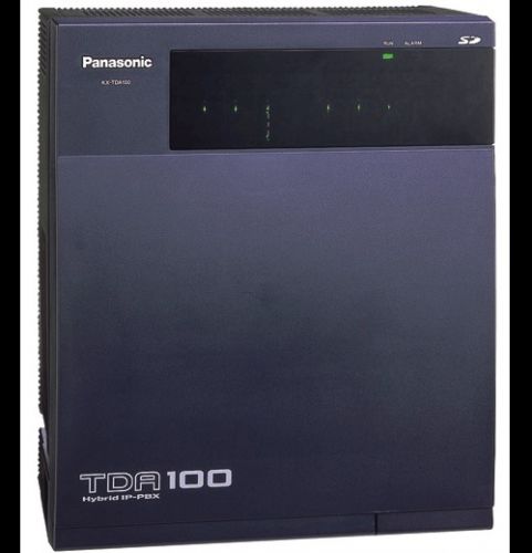 Panasonic Phone system KX-TDA100 with voicemail and 10 KX-T7633 phones