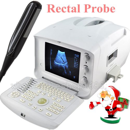 Veterinary VET Ultrasound Scanner + Rectal Probe external 3D software HOT SALE