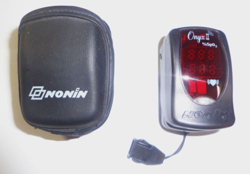 Nonin Oximeter Onyx II 9550 w/ Belt Clip Case (NEW)